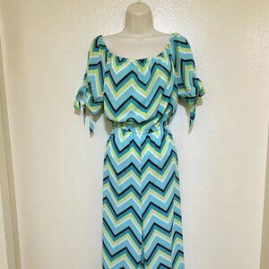 Women's Pantsuit Jumpsuit Sz L EUC